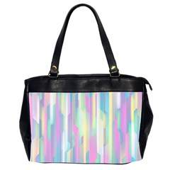 Background Abstract Pastels Oversize Office Handbag (2 Sides) by Wegoenart