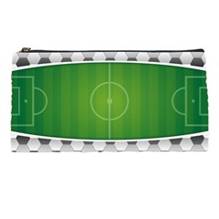 Background Sports Soccer Football Pencil Cases by Wegoenart