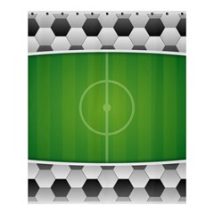 Background Sports Soccer Football Shower Curtain 60  X 72  (medium)  by Wegoenart