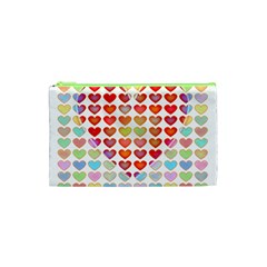 Valentine Valentines Day Card Love Cosmetic Bag (xs) by Wegoenart