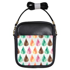 Background Colorful Abstract Girls Sling Bag by Wegoenart