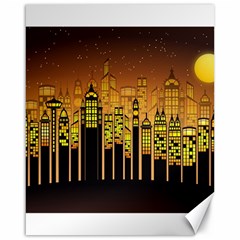 Buildings Skyscrapers City Canvas 16  X 20  by Wegoenart