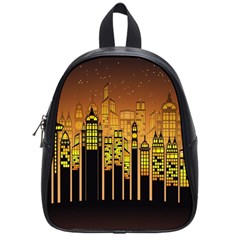 Buildings Skyscrapers City School Bag (small) by Wegoenart