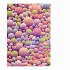 Abstract Background Circle Bubbles Small Garden Flag (two Sides) by Wegoenart