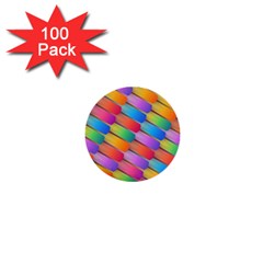 Colorful Background Abstract 1  Mini Buttons (100 Pack) 