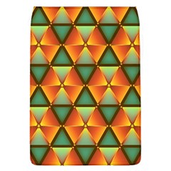 Background Triangle Abstract Golden Removable Flap Cover (l) by Wegoenart