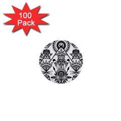 Ancient Parade Ancient Civilization 1  Mini Buttons (100 Pack) 