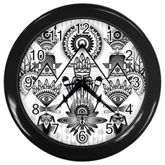 Ancient Parade Ancient Civilization Wall Clock (black)