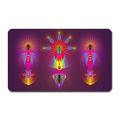 Abstract Bright Colorful Background Magnet (rectangular) by Wegoenart