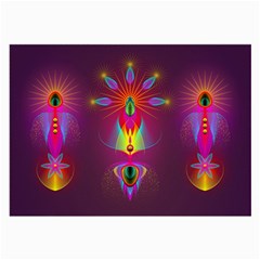 Abstract Bright Colorful Background Large Glasses Cloth by Wegoenart