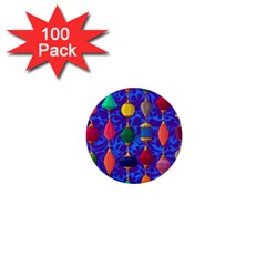 Colorful Background Stones Jewels 1  Mini Buttons (100 Pack) 