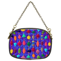 Colorful Background Stones Jewels Chain Purse (two Sides) by Wegoenart