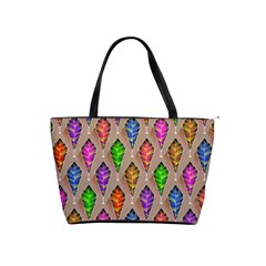 Abstract Background Colorful Leaves Classic Shoulder Handbag by Wegoenart