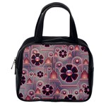 Background Floral Flower Stylised Classic Handbag (Two Sides) Back