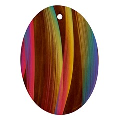 Abstract Background Colorful Ornament (oval)