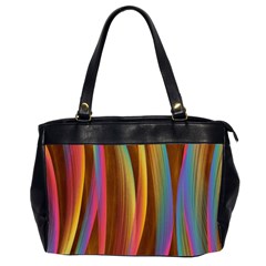 Abstract Background Colorful Oversize Office Handbag (2 Sides) by Wegoenart