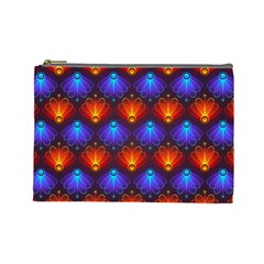 Light Background Colorful Abstract Cosmetic Bag (large) by Wegoenart