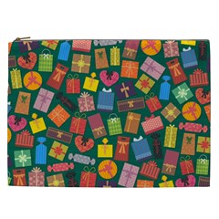 Presents Gifts Background Colorful Cosmetic Bag (xxl) by Wegoenart