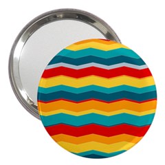 Retro Colors 60 Background 3  Handbag Mirrors