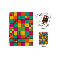 Abstract Background Abstract Playing Cards (mini) by Wegoenart