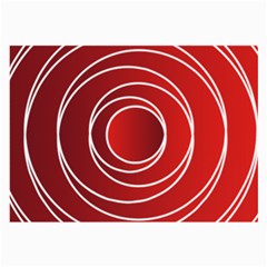 Background Circles Red Large Glasses Cloth by Wegoenart