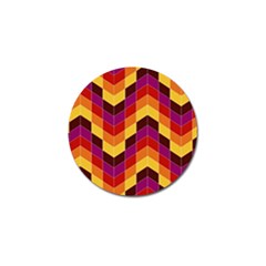 Geometric Pattern Triangle Golf Ball Marker by Wegoenart