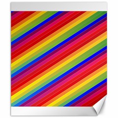 Rainbow Background Colorful Canvas 20  X 24  by Wegoenart