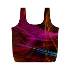 Background Abstract Colorful Light Full Print Recycle Bag (m) by Wegoenart