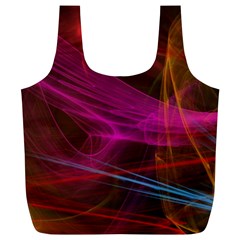 Background Abstract Colorful Light Full Print Recycle Bag (xl)