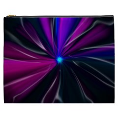 Abstract Background Lightning Cosmetic Bag (xxxl) by Wegoenart