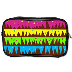 Illustration Abstract Graphic Toiletries Bag (two Sides) by Wegoenart