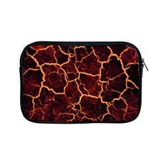 Lava Cracked Background Fire Apple Ipad Mini Zipper Cases by Wegoenart