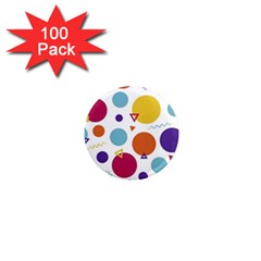 Background Background Polka Dot 1  Mini Magnets (100 Pack)  by Wegoenart