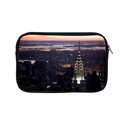 New York Manhattan Evening Dusk Apple Macbook Pro 13  Zipper Case by Wegoenart