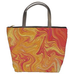 Texture Pattern Abstract Art Bucket Bag