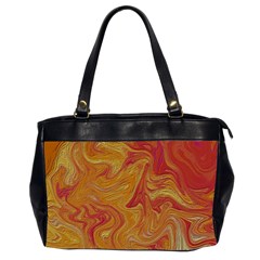 Texture Pattern Abstract Art Oversize Office Handbag (2 Sides)