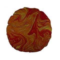 Texture Pattern Abstract Art Standard 15  Premium Round Cushions