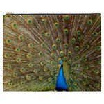 Peacock Plumage Bird Peafowl Cosmetic Bag (XXXL) Front