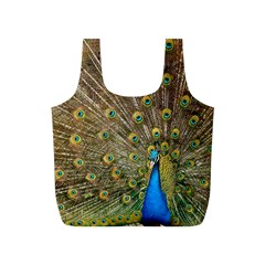 Peacock Plumage Bird Peafowl Full Print Recycle Bag (s)