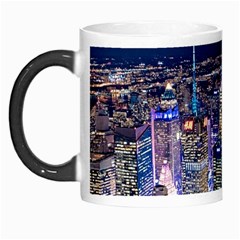 New York Manhattan Night Building Morph Mugs by Wegoenart