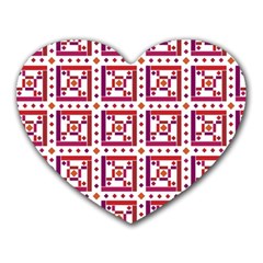 Background Abstract Square Heart Mousepads