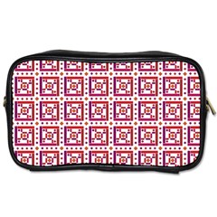 Background Abstract Square Toiletries Bag (One Side)