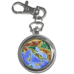 Italy Alpine Alpine Region Map Key Chain Watches