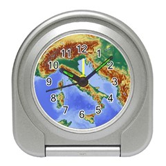 Italy Alpine Alpine Region Map Travel Alarm Clock