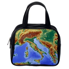 Italy Alpine Alpine Region Map Classic Handbag (One Side)