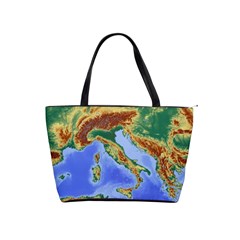 Italy Alpine Alpine Region Map Classic Shoulder Handbag