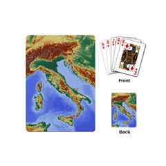 Italy Alpine Alpine Region Map Playing Cards (Mini)