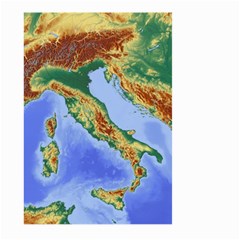 Italy Alpine Alpine Region Map Large Garden Flag (Two Sides)