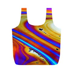 Abstract Architecture Background Full Print Recycle Bag (m)