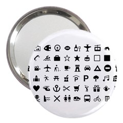 Icons Set Symbols Collection 3  Handbag Mirrors by Wegoenart